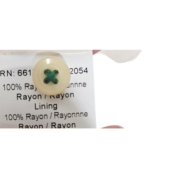 NEW Anthropologie L 11 1 TYLHO Green Polka Dot Shirt Dress A Line Preppy - Picture 5 of 6